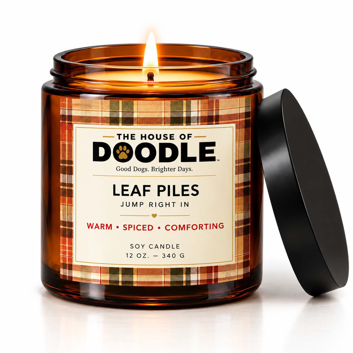 LEAF PILES FALL CANDLE